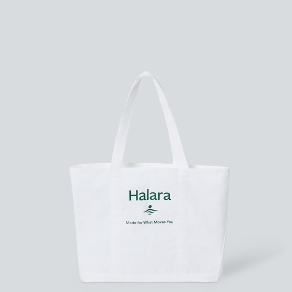 NWT Halara Canvas Tote Bag - Picture 3 of 5